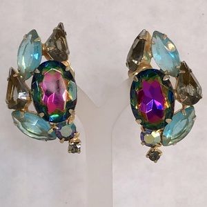 Vintage Rhinestone Earrings